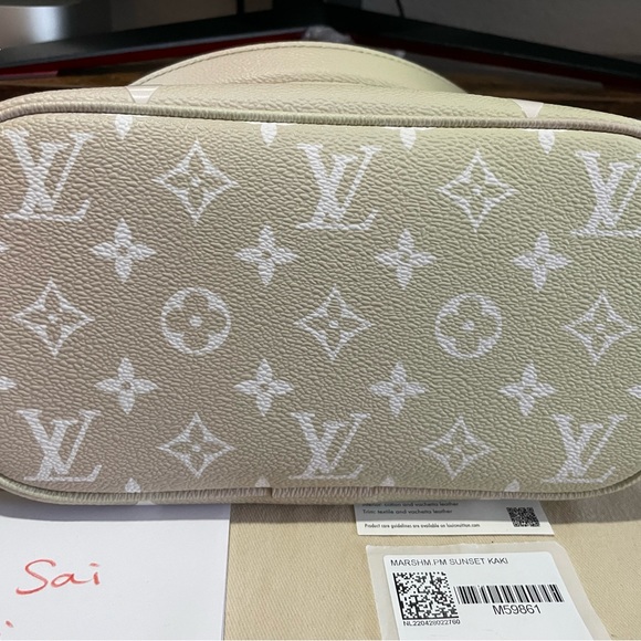 Louis Vuitton Sunset Kaki Marshmallow Bag - Picture 6 of 16